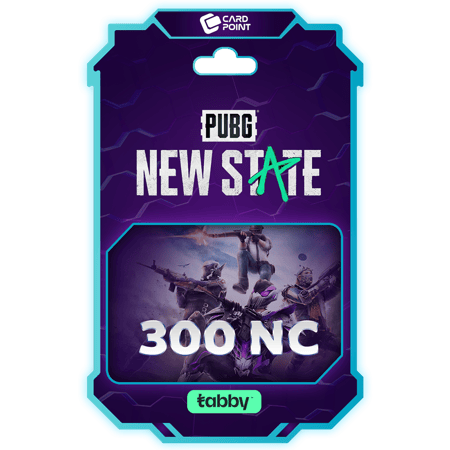 بطاقة شحن ببجي نيو ستيت - 300NC