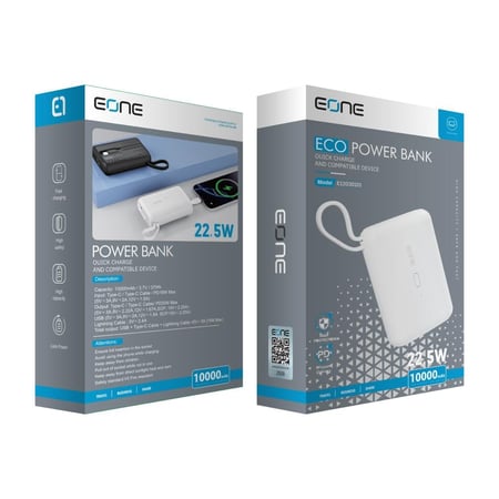 باور بنك 20 واط بسعة 10000مللي امبير من EONE