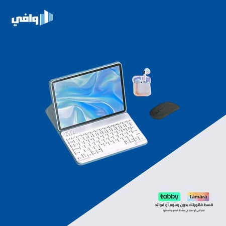 تابلت - للاطفال بذاكرة 512 جيجا  12 جيجا رام  متعدد الاوان + ماوس كيبورد + سماعة  + ماوس حجم شاشة 10.1