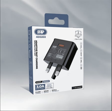 راس شاحن جداري سريع IQ من SPON