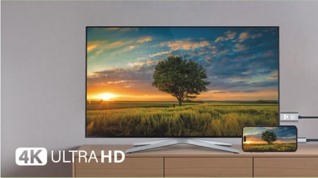 كيبل HDMI إلى USB-C للشاشات 4K والتلفزيون من تن بلس