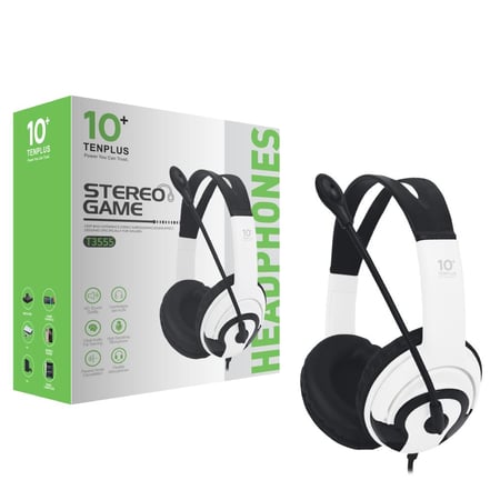 سماعة العاب سلكية مع مايكروفون من TEN PLUS