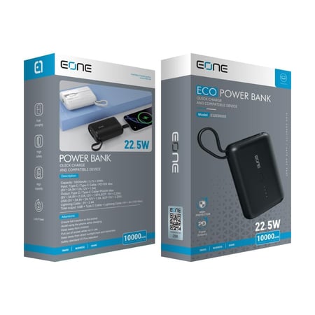 باور بنك 20 واط بسعة 10000مللي امبير من EONE
