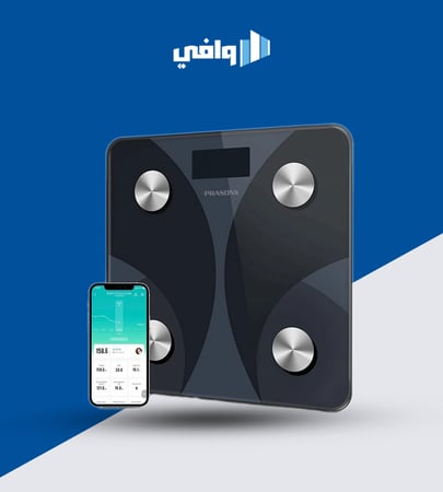 براسونكس - ميزان الكتروني ذكي لقياس 15 مؤشر للجسم