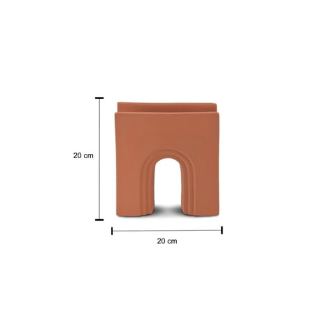فازة مودرين سيراميك برتقالي