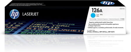 حبر-طابعة-ليزر-ازرق- HP-CE311A-126A