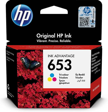 حبر طابعة hp 653