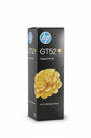 حبر سائل قارورة HP GT52 لون أصفر