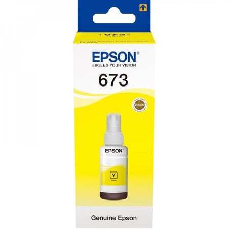 حبر سائل EPSON 673 لون أصفر