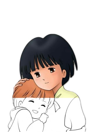 رسومات انا واختي للتلوين