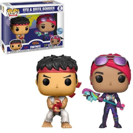 فنكو بوب ريو وبرايت بومبر - Funko Pop Ryu  Brite Bomber