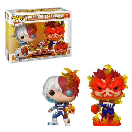 فنكو بوب شوتو  و اينديفر - FUNKO POP! SHOTO TODOROKI & ENDEAVOR 2 PACK EXCLUSIVE