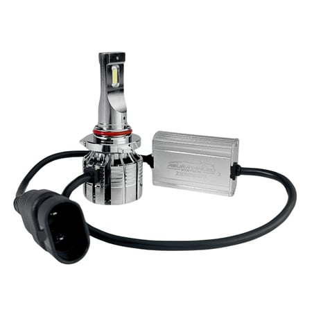 لمبات ليد مقاس 9005/9006 بقوة 9000LM 70W متوفر بلونين ابيض وكريمي