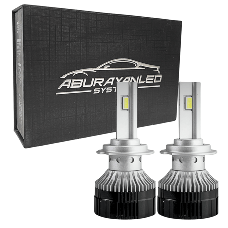 لمبات ليد مقاس H7 بقوة 12000LM 110W لون 5500K ابيض شمسي