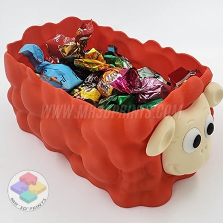 صحن تقديم حلوى على شكل (خروف)