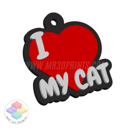 ميداليات (I LOVE) متنوعة وحسب الطلب