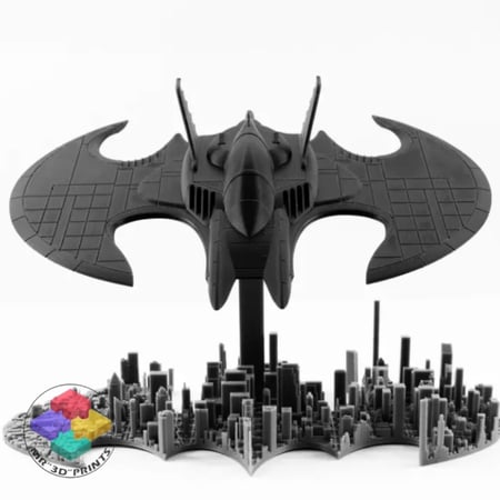 طائرة باتمان ومدينة غوثام