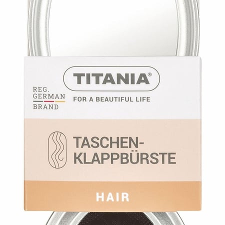تيتانيا مشط شعر محمول مع مرآه Nr. 1776