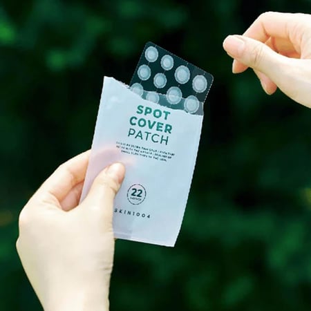 سكين 1004 لصقات حب الشباب بخلاصة الشاي الاخضر - 23 لصقة