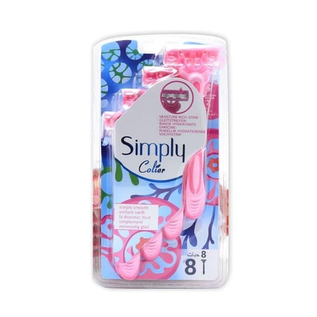 كولير سيمبلي شفرات حلاقة للنساء - 8 حبة