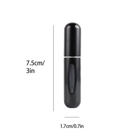 عبوة عطر فارغة حجم صغير ألوان متعددة - سعة 5 مل