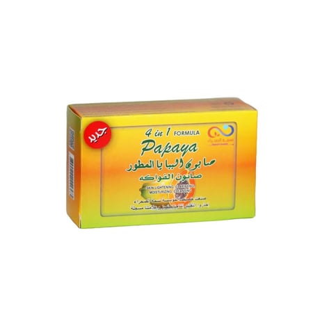نسمة الصحراء صابون البابايا المطور بالفواكه - 135 جم
