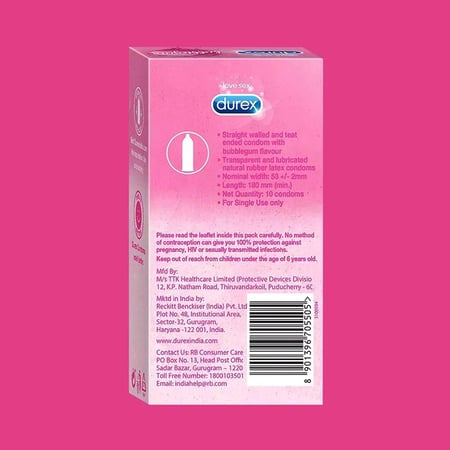 ديوركس إكسترا ثين واقي ذكري بنكهة العلكة - 12 حبة