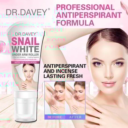 دكتور ديفي سنيل وايت كريم مزيل عرق ومبيض لتحت الذراع - 100 مل