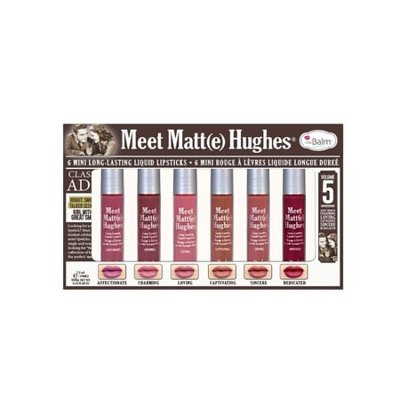 ذا بالم ميت مات هيوز احمر شفاه سائل Vol. 5 طقم 6 حبة