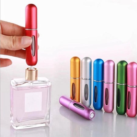 عبوة عطر فارغة حجم صغير ألوان متعددة - سعة 5 مل