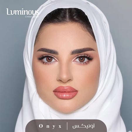 لومينوس عدسات لاصقة ملونة شهرية – أونيكس