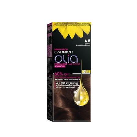 غارنييه اولیا صبغة شعر خالية من الامونيا - بني موكا 4.8