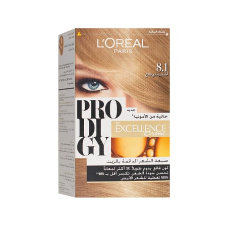 لوريال باريس بروديجي صبغة شعر - أشقر رمادي فاتح 8.1