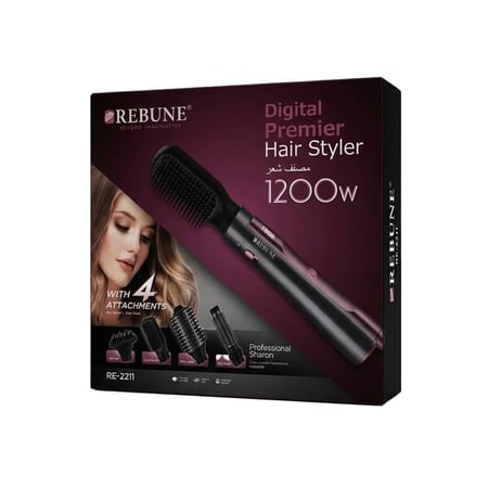 ريبون مصفف شعر ديجيتال بريمر 4 في 1 موديل RE-2211
