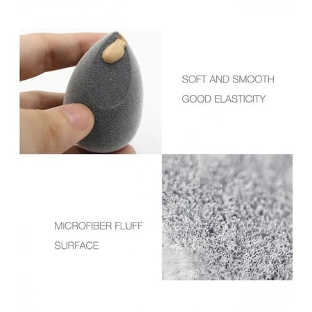 او تو او اسفنجة مزج للمكياج رمادي غامق