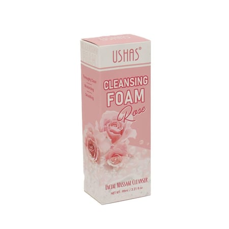 أوشاس رغوة تنظيف الوجه بالورد - 95 مل