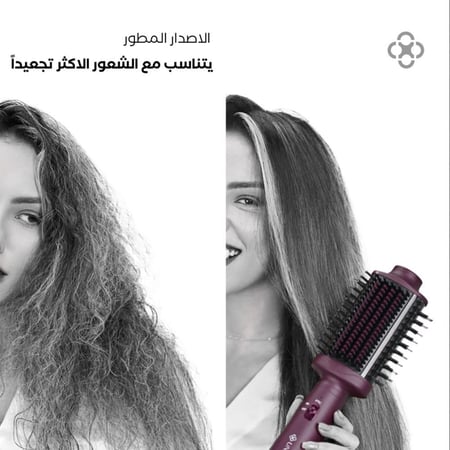 يونايتد بروفيشنال مصفف ومجفف شعر موديل UN-D700 لون عنابي