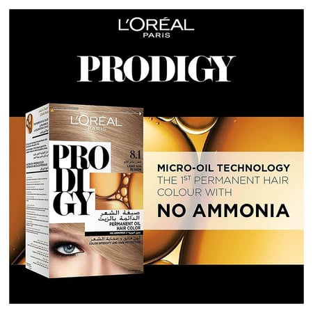 لوريال باريس بروديجي صبغة شعر - أشقر رمادي فاتح 8.1