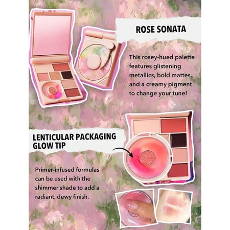 شيجلام باليت ظلال العيون فينيل بوب روز سوناتا - 8.5 جم