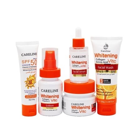 كيرلاين مجموعة  للتبييض بفيتامين سي 5 قطع