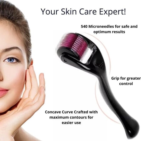 دي ار اس نظام ديرما رولر لعلاج شد الجلد ومحاكاة الكولاجين - 540 إبرة مقاس 2.00 ملم