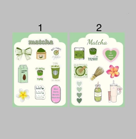 #ستيكرات ماتشا