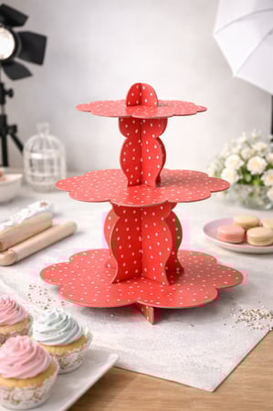 قاعدة ثلاث ادوار كرتون Three-Tier Cardboard Base