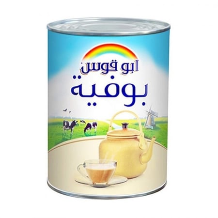 علبة حليب مبخر رينبو بوفيه بطعم كريمي غني مثالية للمشروبات والحلويات