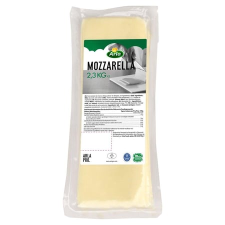 Arla Mozzarella Cheese Analogue قوام مطاطي ونكهة غنية للبيتزا