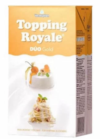 عبوة كريمة خفق توبينج رويال ديو جولد لتزيين الحلويات بقوام مثالي