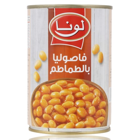 فاصولياء لونا مطهية في صلصة الطماطم غنية بالنكهة وجاهزة للأكل