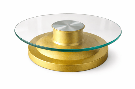 صحن زجاجي مدور Round Glass Plate