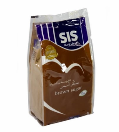 سكر بني طبيعي من SIS بطعم الكراميل مثالي للمخبوزات والمشروبات