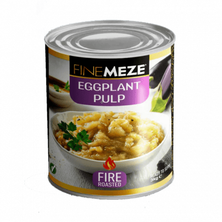 Fine Meze Eggplant عالي الجودة جاهز للاستخدام في السلطات والمقبلات